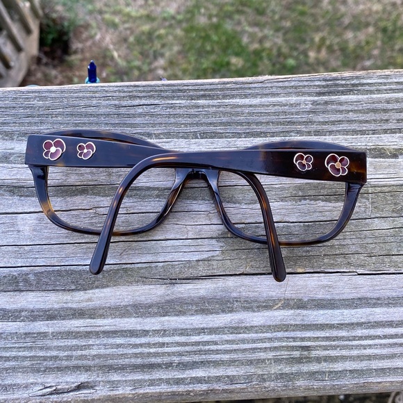 Kirkland Signature hedges glasses frames brown Havana floral 55[]18 135 - Picture 13 of 13